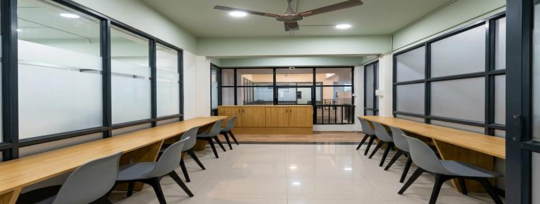 Collaboration and discussion zone at SVEO Patan