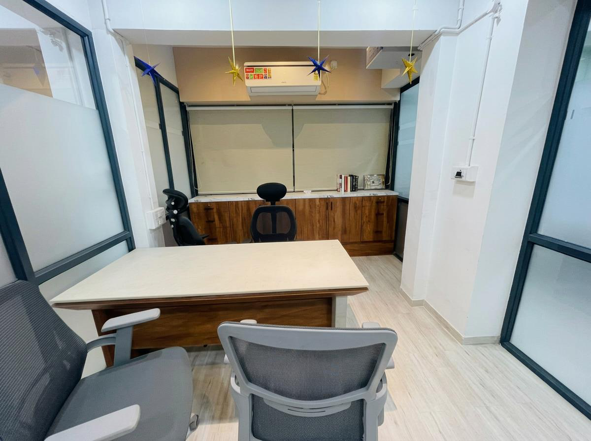 Team workspace at SVEO Patan IT office