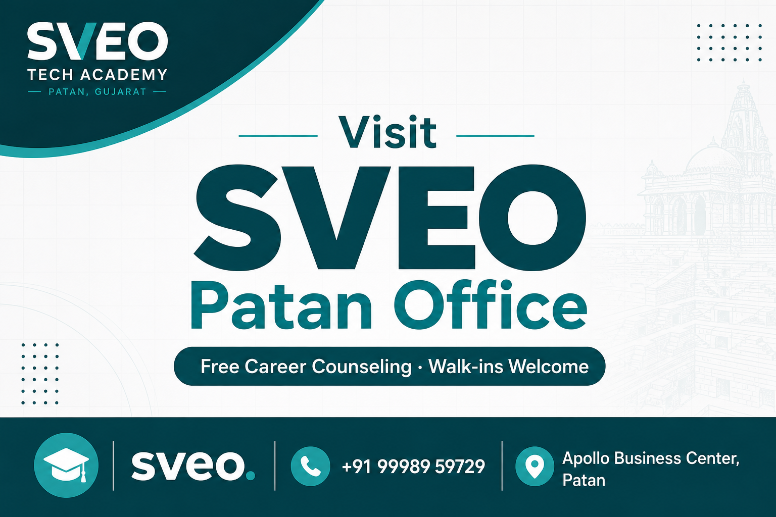 Visit SVEO Patan office at Apollo Business Center